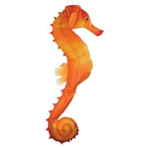 In the Breeze 5207 — 40-inch Seahorse 3D Windsock — Realistic Sea Life Windsock for Homes, Gardens, Classrooms with Brightly Printed Graphics