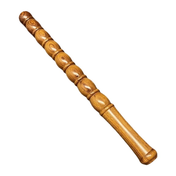 amagogo Wooden Manual Massage Stick Ergonomic Roller Massager Tool for Muscle Relaxation 65cm