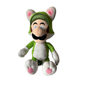 Nintendo Super Mario Bros. 24" 3D World Cat Luigi Plush Toy
