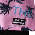 thumbnail image 5 of Mens 2 in 1 Swim Trunks with Compression Liner Summer Printed Quickly Dry Swim Short Swimsuit Bathing Suit Beach Shorts (XL, Pink), 5 of 6