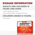 Sudafed PE Sinus Pressure + Pain Relief Decongestant Tablets, 24 ct
