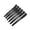 Black, variant on 6pcs Professional Hair Clips for Styling Sectioning, Non Slip No-Trace Duck Billed Hair Clips with Silicone Band, Salon and Home Hair Cutting Clips for Hairdresser
