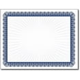 thumbnail image 1 of Certificats Vierges Bleus - 100 Feuilles - Compatible Jet d'Encre/laser - Idéal pour Graduations, Travaux & Récompenses, 1 of 3