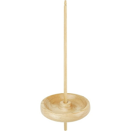 Lacis Drop Spindle, Natural Wood