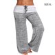thumbnail image 3 of Greeniant Pantalones sueltos de Yoga ajustables de estilo informal para mujer, pantalones de pierna ancha empalmados para correr y hacer ejercicio para Uniforme atlético Gris SG Greeniant OD001832-08, 3 of 6