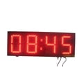 thumbnail image 1 of Large Size Outdoor Waterproof 12inch Height Character 4digits Red Color Hours And Minutes Led Clock(HOT4-12R) ,Versatile Applications, 1 of 4
