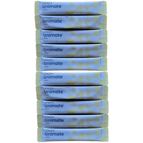 Unicity Unimate Pack : Natural Lemon Flavor (10 sachets) | Drink Mix