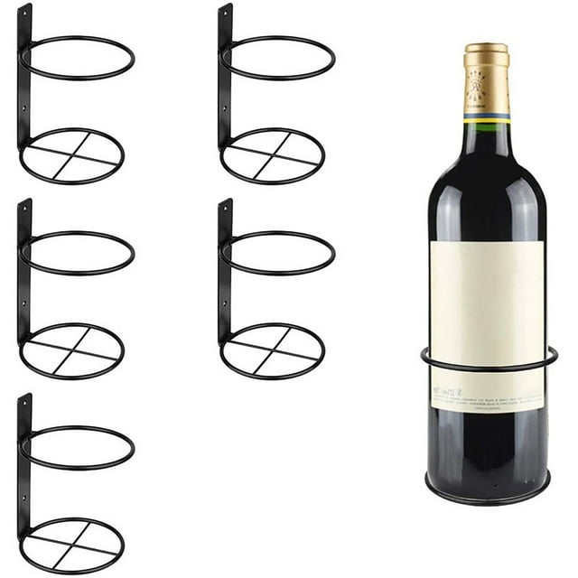 Cqxid Rack Under $5 Single Bottle Wall Mounted Wine Rack Red Wine Bottle Display Rack Metal And Hanging Wine Rack Decoration