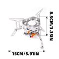 thumbnail image 3 of Outdoor Mini Windproof Stove Split Gas Stove Camping Picnic Stove, 3 of 5