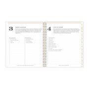 2025-2026 Day Designer Daily/Monthly Academic Planner, 8 x 10, Rugby Stripe Black Frosted, July 2025 To June 2026, 137885