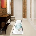 thumbnail image 4 of Dreamtimes Turquoise Pumpkins Hallway Runner Rug 2'x6' Kitchen Rug with Rubber Backing Autumn Watercolor Flowers Non Slip Entryway Rug Runner Washable Soft Area Rug for Hallway Bedroom Kitchen Decor, 4 of 6