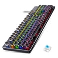 thumbnail image 1 of Teclado Mecánico Para Juegos Punk Redondo Retro Retroiluminado Teclado Usb Con Cable Para Pc Portátil Moyic EL014187-01, 1 of 4