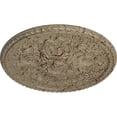 thumbnail image 3 of 32 5/8"OD x 2"P Bradford Ceiling Medallion (Fits Canopies up to 6 5/8"), Hand-Painted Gobi Desert Crackle, 3 of 6