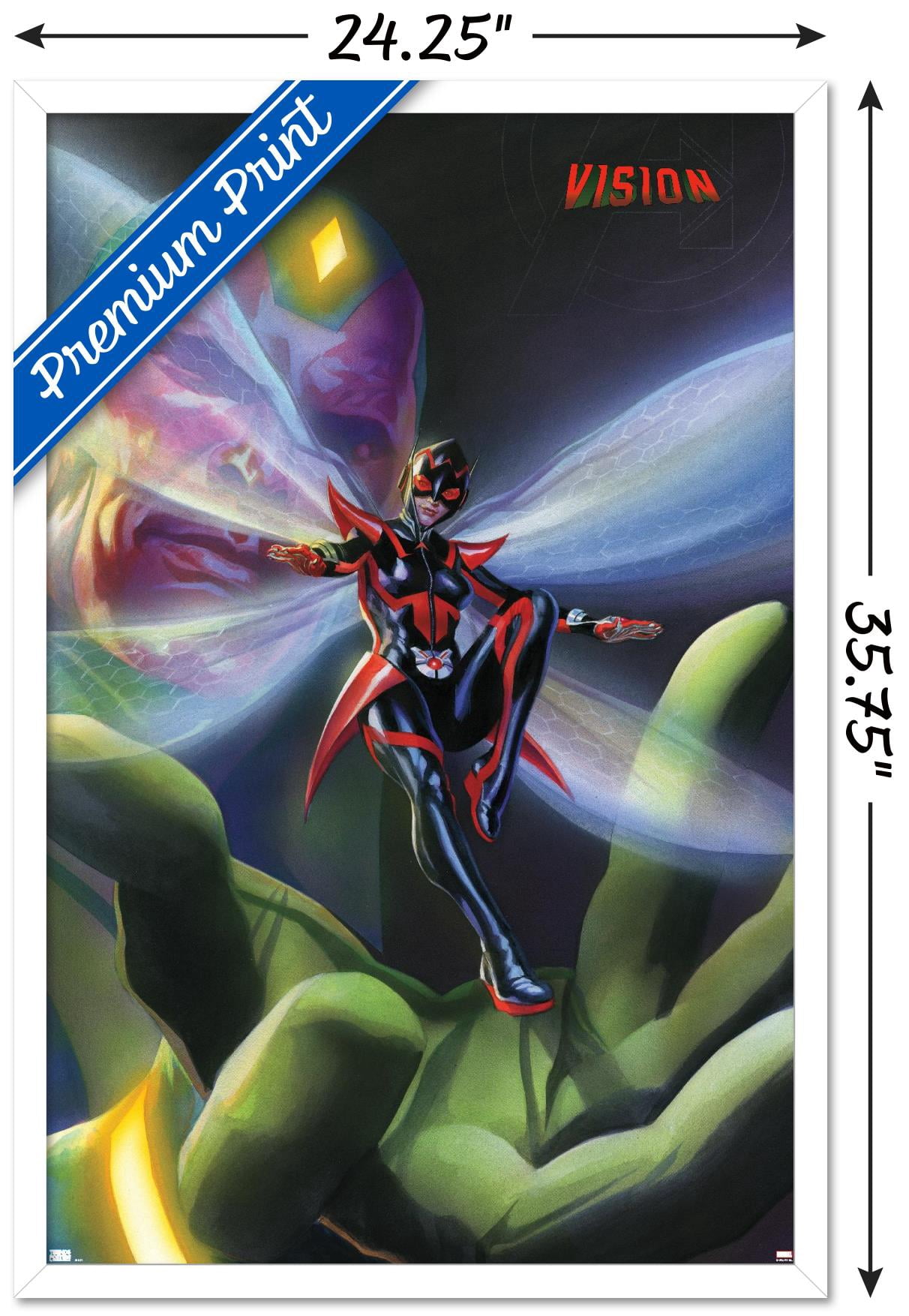 Marvel Comics - Vision - All-New, All-Different Avengers #9 Wall Poster, 22.375" x 34", Framed