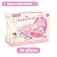 thumbnail image 4 of Juego de Té Porcelana Niñas - Diseño Floral - 18 Piezas rosa Unitalla, 4 of 5