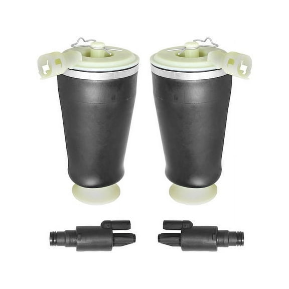 Rear Air Suspension Spring Set of 2 - Compatible with 1991 - 2010 Lincoln Town Car 4.6L V8 1992 1993 1994 1995 1996 1997 1998 1999 2000 2001 2002 2003 2004 2005 2006 2007 2008 2009