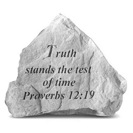 Truth Stands The Test Of Time Garden Accent Stone