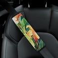 thumbnail image 4 of WYYP Flowers Leaves Green Leafy Plant Universal Seat Belt Cushions for Car Seat Belt Cover Pad Ideal for Car Interior Accessories 1Pcs, 4 of 5