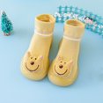 thumbnail image 2 of Ketyyh-chn99 Baby Sock Shoes Baby Boy Girl Cartoon Warm Floor Socks Rubber Sole Shoes Yellow,20-21, 2 of 5
