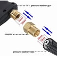 thumbnail image 3 of 2PCS M22 Pressure Washer Adapter Internal Thread Hose Fitting Aptator Brass Hose Adapter, 3 of 5