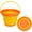 Orangeyellow, variant on Collapsible Mop Bucket and Ice Bucket-5L(1.3 Gallon) Household Cleaning Silicone Dust Mops Bucket with no Wringer Set,Portable Bathroom Cleaning Supplies Bucket for Cleaning Caddy Spin Mops for Floor