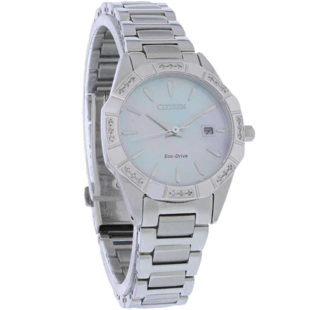 Citizen Watches For Women Citizen Eco-Drive Corso Diamond Gray