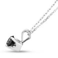 thumbnail image 6 of SuperJeweler 1/4 Carat Black Diamond Solitaire Pendant in 14k White Gold for Women, 6 of 6