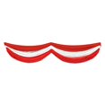 thumbnail image 2 of Red & White Fabric Bunting (Pack of 6), 2 of 3