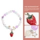 thumbnail image 2 of Pulsera de fresa para niñas, pulsera de cuentas de cristal, pulsera para niñas, regalo de amistad, 2 of 7