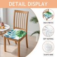 thumbnail image 2 of Tropical Palm Leaves in Hawaii Seat Covers for Dining Room Chairs Set Of 4,Stretch Printed Washable Chair Seat Cover with Elastic Ties and Button,Removable Waterproof Couch Cushion Covers, 2 of 6