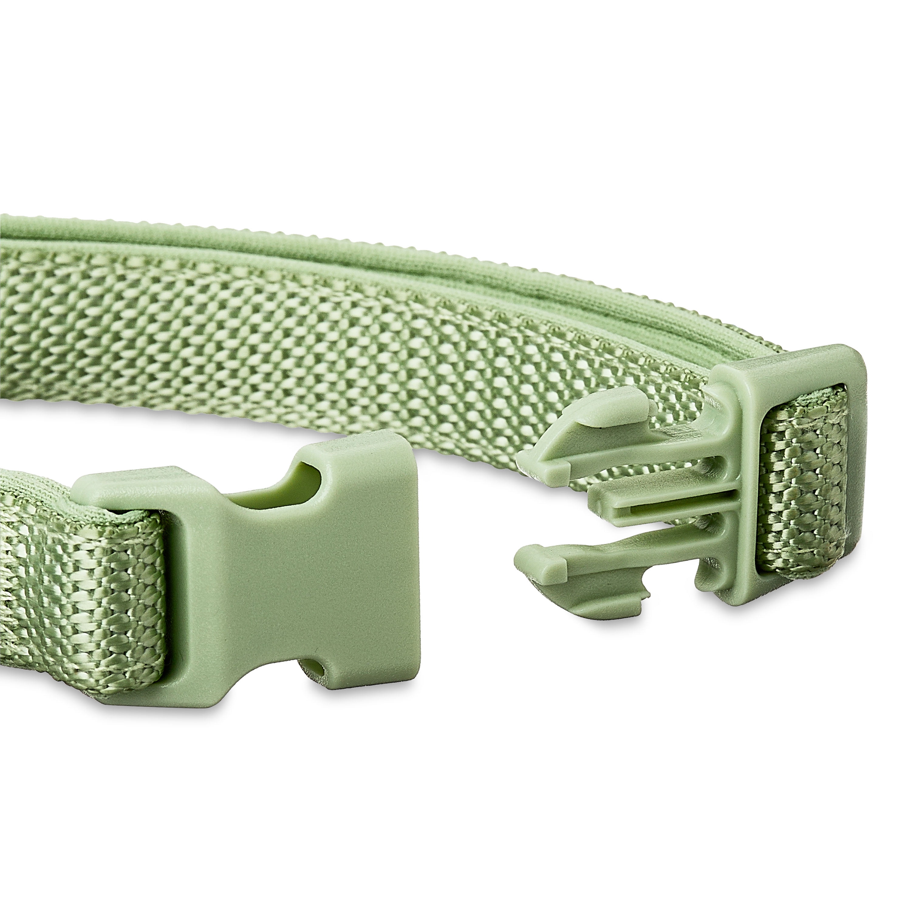 Vibrant Life Neoprene Cushioned Adjustable Dog Collar, Sage Green, S