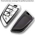 thumbnail image 5 of Blue Key Case + Key Chain Set for BMW Key Fob, Compatible with F30 F45 F55 G20 G30 X1 X3 X4 X5 X6 X7 3-Model Series, 5 of 5