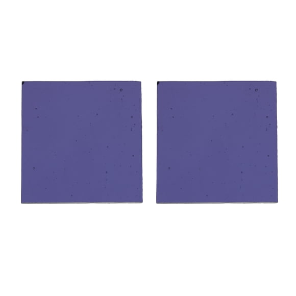 Shisuyan 2 Pcs Feuille de Verre Bleu Cobalt Fournitures d'Expérience Chimique Verre Cobalt