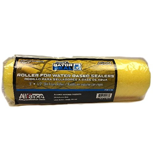Gator Seal Slit Foam Roller for Water Based Sealers 9.5", Water Based