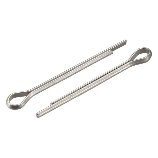 Dividido Chaveta Pasadores, 2mmx16mm Inoxidable Acero Clip Sujetador Accesorio para Automoción, Mecánica, Plateado Tono, 30uds