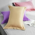 thumbnail image 5 of Flxxie Ultra Soft Microfiber Pillow Shams Set of 2, Standard 20" x 26", Khaki, 5 of 6