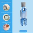 thumbnail image 2 of Hweilai Brosse de Nettoyage Multifonction 3-en-1 Bleue, 2 of 5