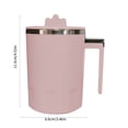 thumbnail image 3 of NARABB Protein Powder Mixing Cup Portable Magnetized Water Cup Stainless Steel Material Electricity Temperature Real Monitoring, 3 of 7