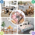 thumbnail image 4 of Camouflage Square Tablecloth 42x42in(107x107cm) – Waterproof Polyester Printed Table Cover, Wrinkle Resistant & Washable for Kitchen Dining Picnic Party Decor, 4 of 6
