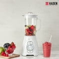 thumbnail image 6 of Haden Stainless 1.75 Liter Glass Jug 700W Motor Power Blender, Ivory/Chrome, 6 of 12