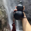 thumbnail image 4 of 800ML Gourd Water Bottle with Shoulder Strap Braided Waist Rope Water Cup DIY Sticker Chinese Style Tritan Drinking Bottle, 4 of 7