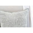 thumbnail image 2 of 26x26 i Pillow Covers White and Black Set of 2, Decorative Textured Chenille Extra Large Square Cushion Covers / Euro Pillow Shams, Soft Oversized Pillowcases For Sofa, Couch, Bed, 2 of 8