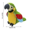 thumbnail image 3 of Talking Interactive Electronic Plush Toy with Voice Recording Repeating Function Wing Flapping Motion Animated Animal for Home Entertainment Novelty Gift, 3 of 3