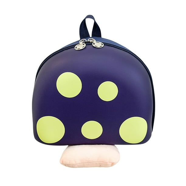 Fiudx Mochila de Hongos, Bolsa de Poliéster de Gran Capacidad, Ligera y Fácil de Limpiar, Correas de Hombro Cómodas, Uso Preescolar, Diseño Divertido, Tamaño 30 X 20 X 8 Cm