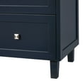 thumbnail image 7 of Ariel Monroe 67 Inch Single Rectangular Sink Bathroom Vanity With Pure White Quartz Countertop 1.5 inch Edge In Midnight Blue, 7 of 7