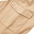 thumbnail image 6 of ranrann Girls Cargo Pants Casual Elastic Waist Loose Baggy Trousers Jazz Hip Hop Dancewear Khaki 16, 6 of 7