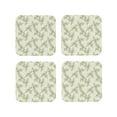 thumbnail image 2 of Balery 4 Pcs Roseleather Coasters Set, Drink Table Cup Coasters For Living Room Kitchen Coffee Decor, 2 of 9