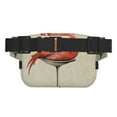 thumbnail image 3 of Kdxio Flamingo Sitting On Chair Crossbody Double Layer Waist Bag Belt Bag for Unisex Fanny Pack Fashion Waist Packs for Hiking Running Shopping Traveling, 3 of 9