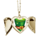 thumbnail image 1 of Shine sombrero verde el día de San Patricio de Irlanda Collar colgante en forma de melocotón con alas Unbranded M, 1 of 3