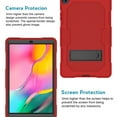 thumbnail image 2 of Galaxy Tab A 10.1 2019 Case (SM-T510/T515), Dteck Heavy Duty Shockproof Rugged Case High Impact Full Body Protective Case For Samsung Galaxy Tab A 10.1 2019 Release, Red/Black, 2 of 6